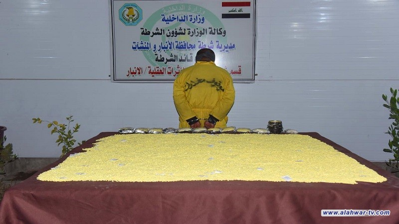 القبض على متهم بحوزته 10 الاف حبة مخدرة كان يروم إدخالها للعراق